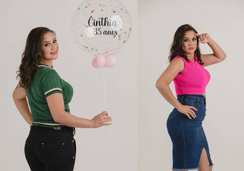 Estúdio de Ensaio Feminino - Cinthia 35 anos