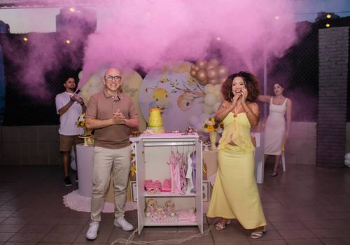 Chá de Fraldas de Chá revelação da Selena