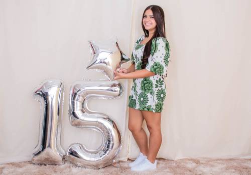 Ensaio Estúdio de Luiza 15 anos