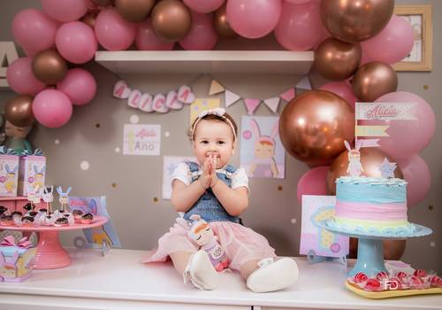 Aniversário Infantil de Alicia 1 aninho (Em Casa)