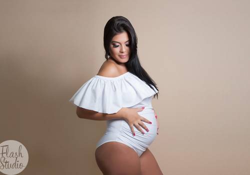 Gestante, Parto e Newborn de Ensaio Gestante - Myllena