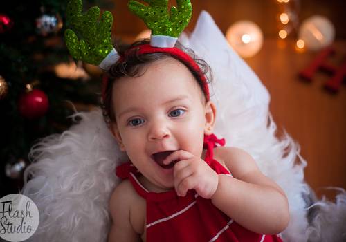 Ensaios Infantis de Ensaio de Natal - Laisa