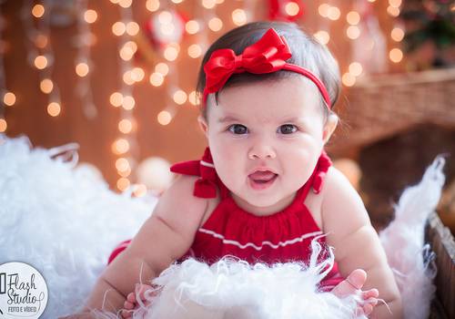 Ensaios Infantis de Ensaio de Natal - Giovanna