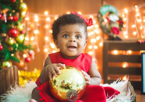 Ensaios Infantis de Laura - Ensaio de Natal