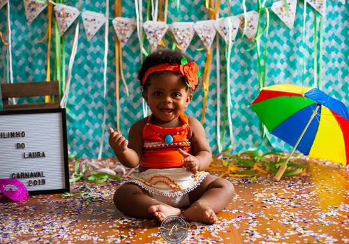 Ensaios Infantis de Ensaio de Carnaval - Laura
