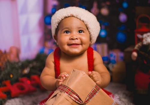 Ensaios Infantis de Ensaio de Natal - Mi