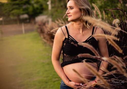 Gestante de Esperando a Amália