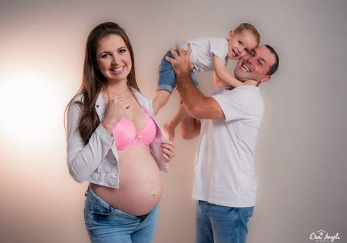 Ensaio Gestante de Fran + Cristiano + Rafael + Isadora