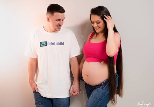 Ensaio Gestante de Stephanie + Roger + Endrick