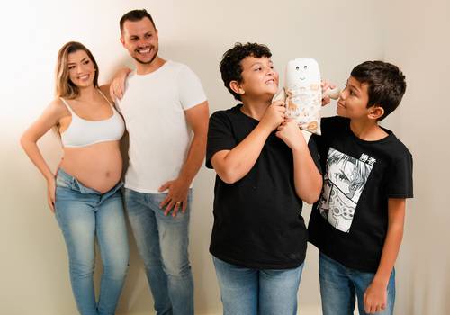 Ensaio Gestante de Eduarda + Felipe + Murilo + Gustavo + Cecília