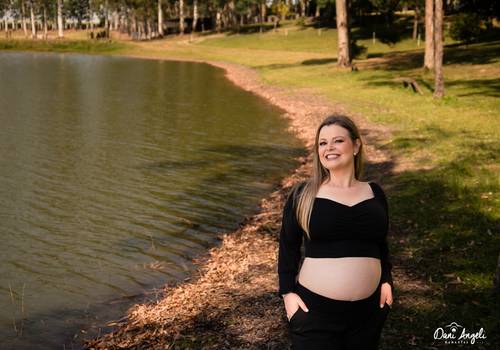 Ensaio Gestante de Aline + Marcelo + Ísis + Gael