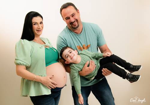 Ensaio Gestante de Claudia + Itamar + Isaque + Ismael