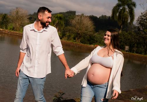 Ensaio Gestante de Júlia + Anderson + Tomás