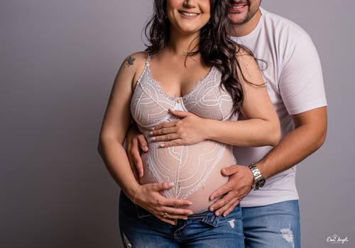 Ensaio Gestante de Gabriela + Guilherme + Helena