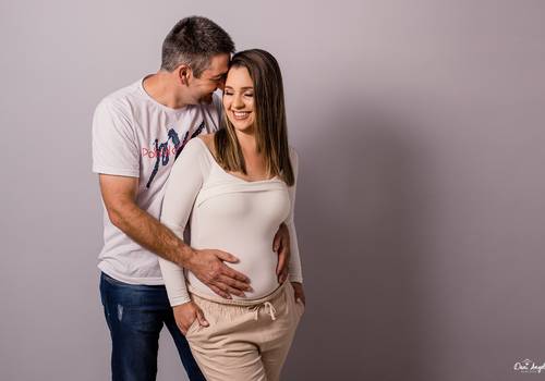Ensaio Gestante de Roberta + Fabio + Lauren + Liz