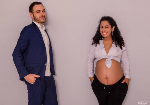 Ensaio Gestante de Rosi + Luis + Miguel