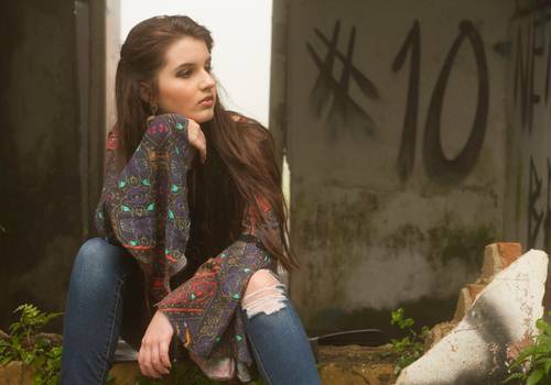 Fotografia de Luiza 15 anos