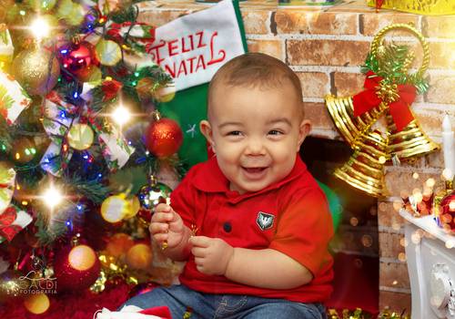 Ensaio Infantil de Ensaio de Natal - Enzo 
