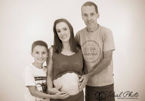 Gestantes  de Ednéia + Eber esperando a Manuela