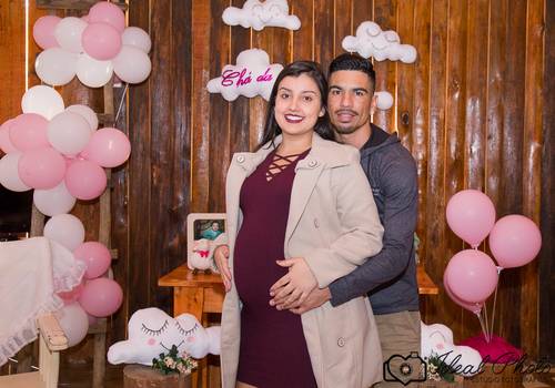 Gestantes  de Poliana a espera da Lívia Chá de Bebe