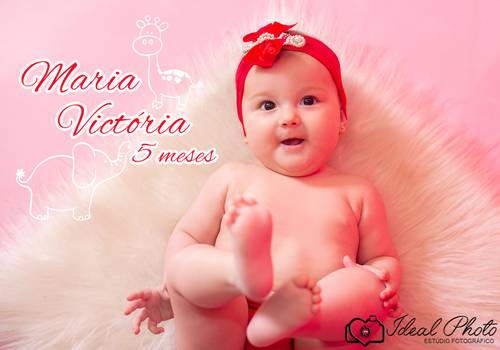 Acompanhamentos de Maria Victória 5 meses