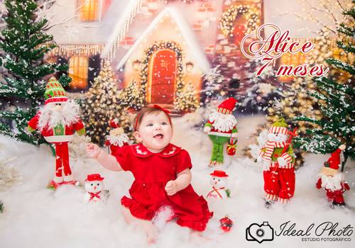 Natal 2019 de Alice 7 meses