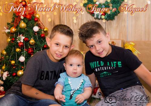 Natal 2019 de iSAAC,WESLEY E MATHEUS