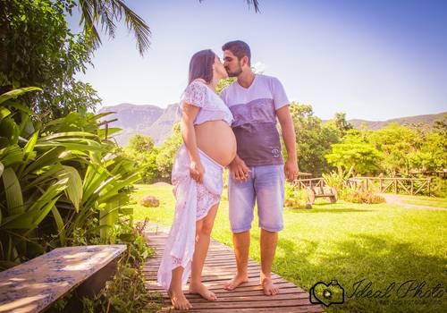 Gestantes  de Vanessa e Juliano a espera da Isabella