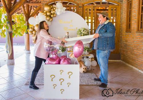 Chá Revelação de CHÁ REVELAÇÃO EMILLY E JUNIOR = NOSSA  AMABILI