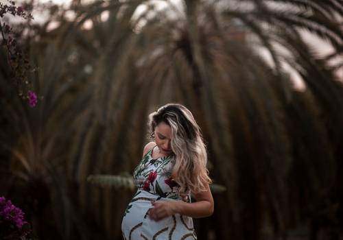 Gestante de Ensaio Gestante - Maria