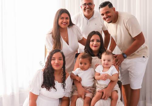 Dia das Mães de Ensaio de família da Carol 