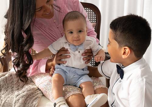 Dia das Mães de Leidiane e seus meninos