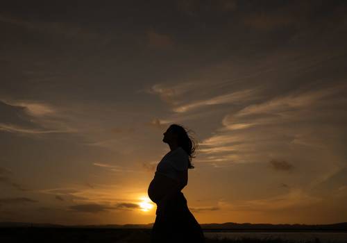 Ensaio Gestante de Á espera do Vicente 