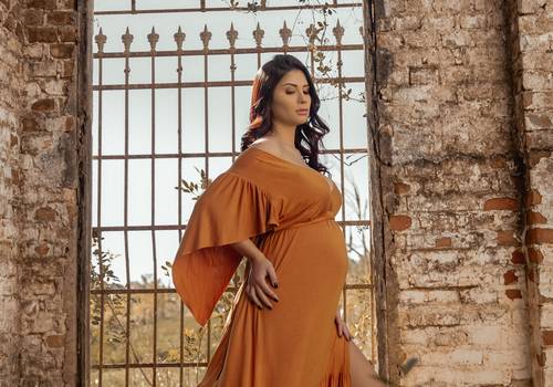 Ensaio Gestante de Á espera da Alice 