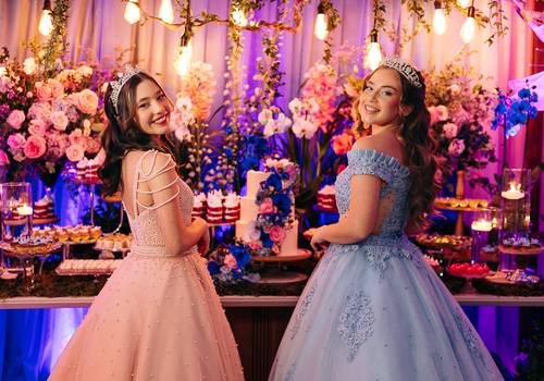 Retratos de Quinze de Festa 15 anos - Cecília e Luísa