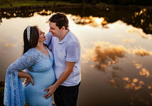 Ensaio Gestante de Doce espera Benjamim