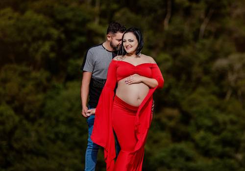 Ensaio Gestante de Doce espera Eloá 