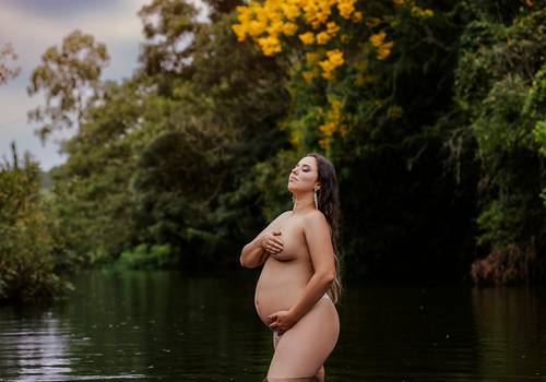 Ensaio Gestante de Doce espera Liz