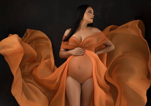 Gestante de Ensaio Gestante da Cassia