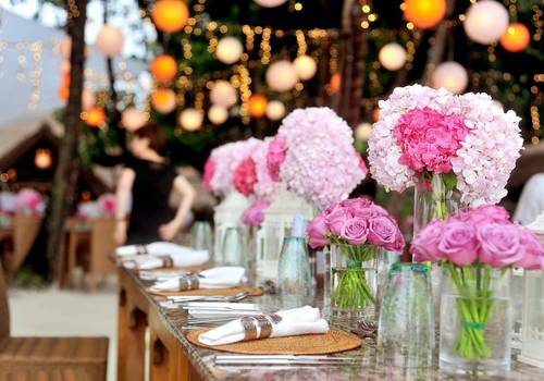 Cores para Decoração de eventos