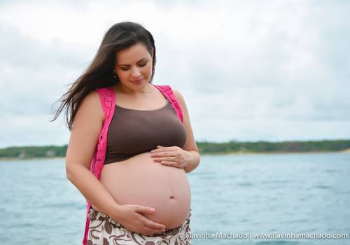 Ensaio Gestante de Janaína espera Rebeca
