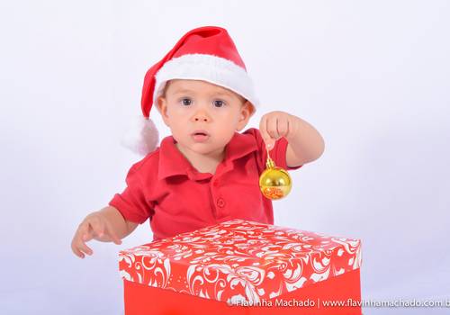 Ensaio Infantil de Daniel | Mini Ensaio Natalino