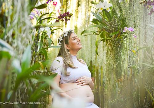 Ensaio Gestante de Elisângela espera Carlos Benjamin