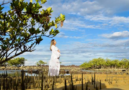 Ensaio Gestante de Elisângela espera Carlos Benjamin