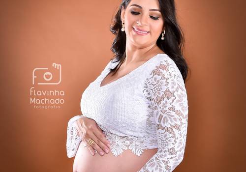 Ensaio Gestante de Lebian espera Mateus