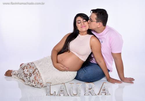 Ensaio Gestante de Gislaíne espera Laurinha