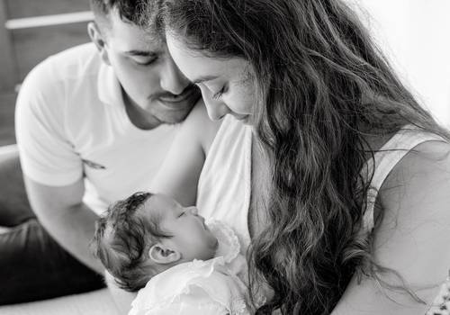 Newborn de Ensaio de família 