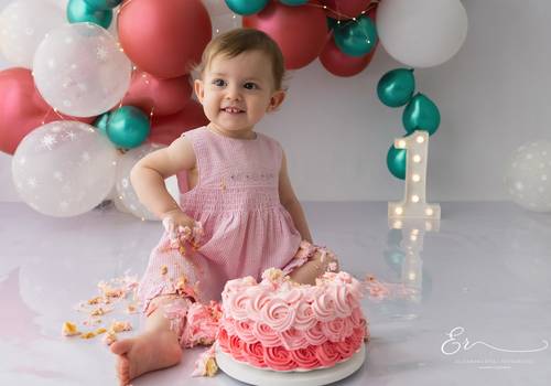 Cake Smash de Cake smash da Sara