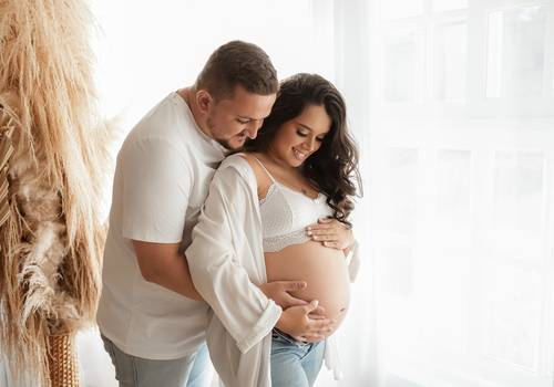 Gestante de Ensaio gestante Esther