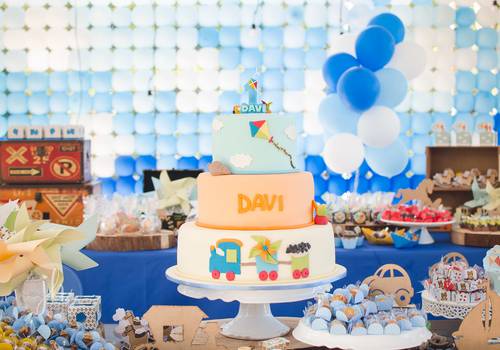 Aniversário de Davi faz 1!!